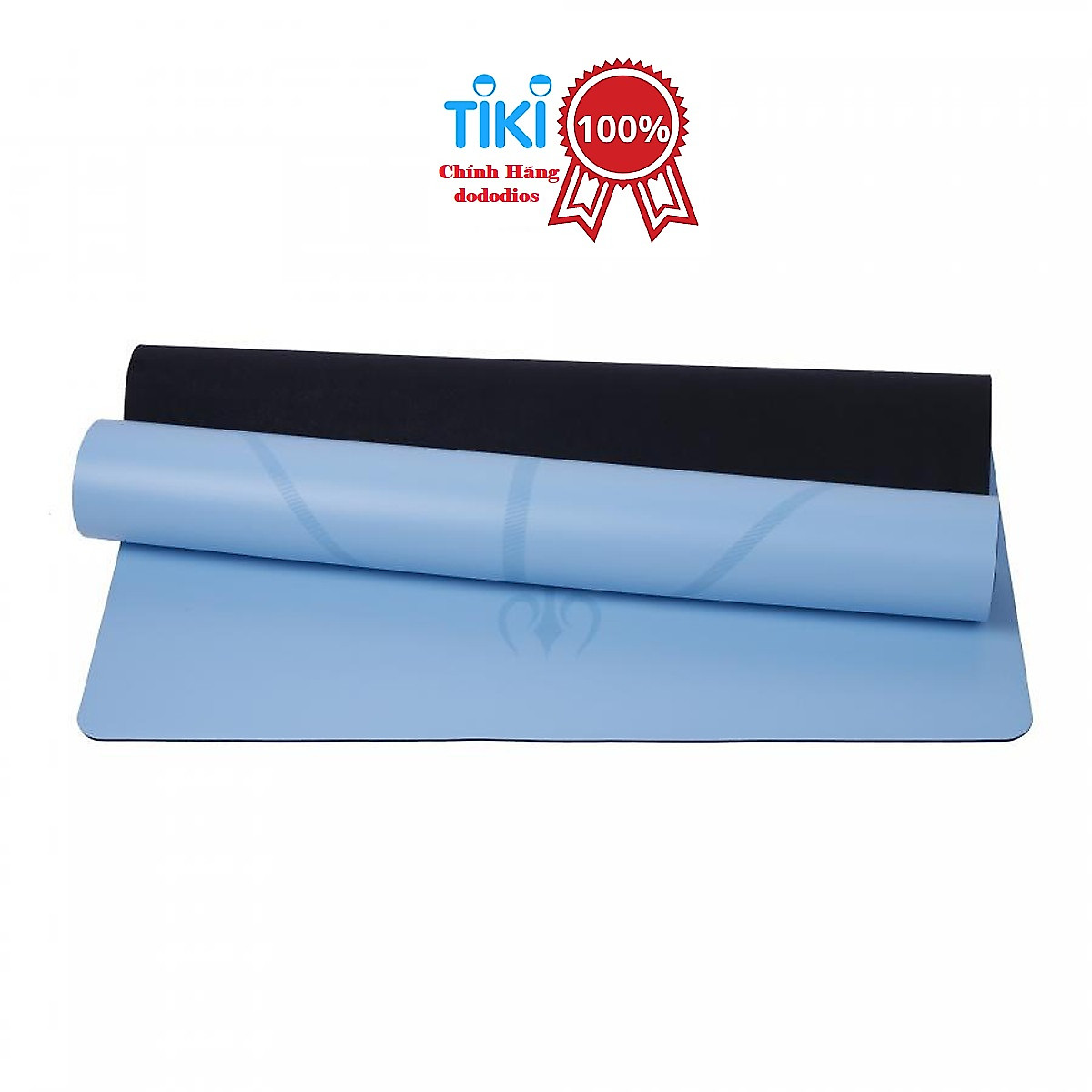 Thảm Tập Yoga Định Tuyến Da PU Cao Cấp Chính Hãng dododios + Túi Đựng Thảm Tập Yoga + Dây Buộc Thảm Yoga Định Tuyến