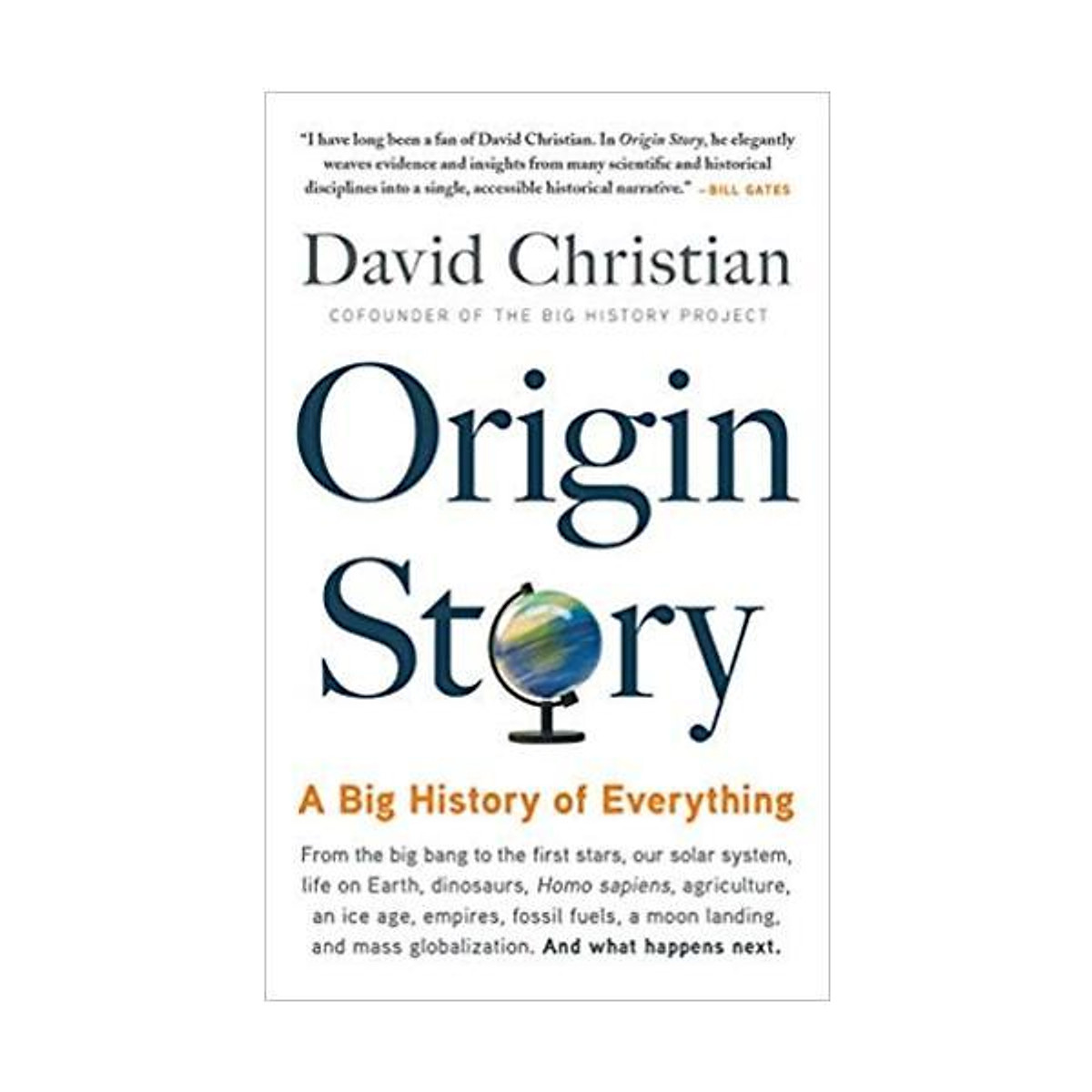 Sách - Origin Story: A Big History of Everything by David Christian - (US Edition, paperback)