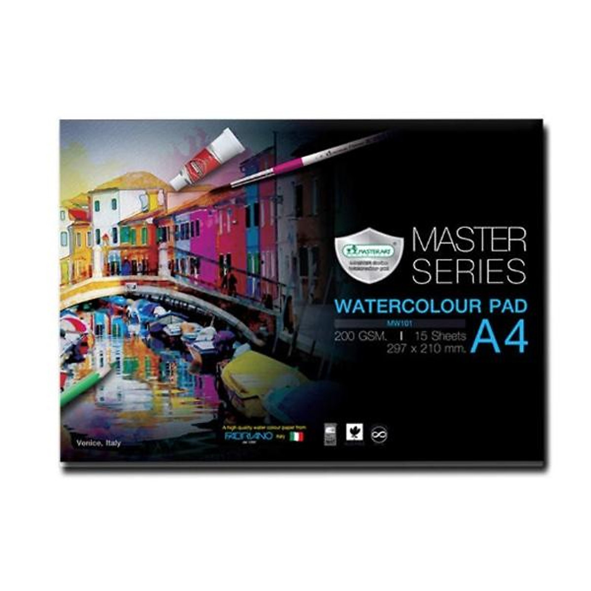 Tập Vẽ Màu Nước A4 Masterart MW101