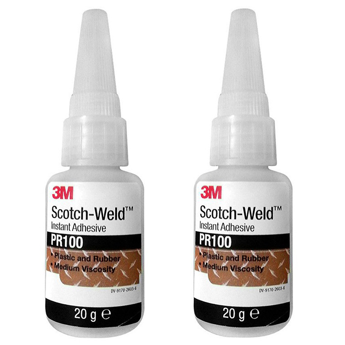 Bộ 2 chai keo dán đa năng siêu dính Scotch-Weld 20g 3M PR100