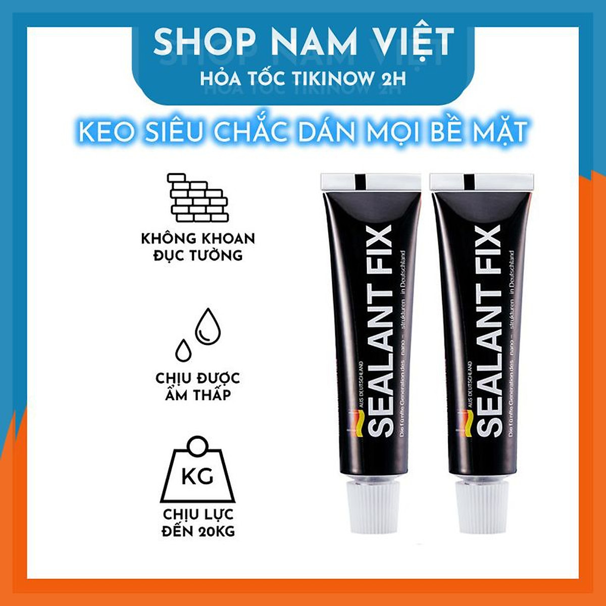 Keo dán siêu chắc Sealant Fix - Giải pháp thay thế đinh vít