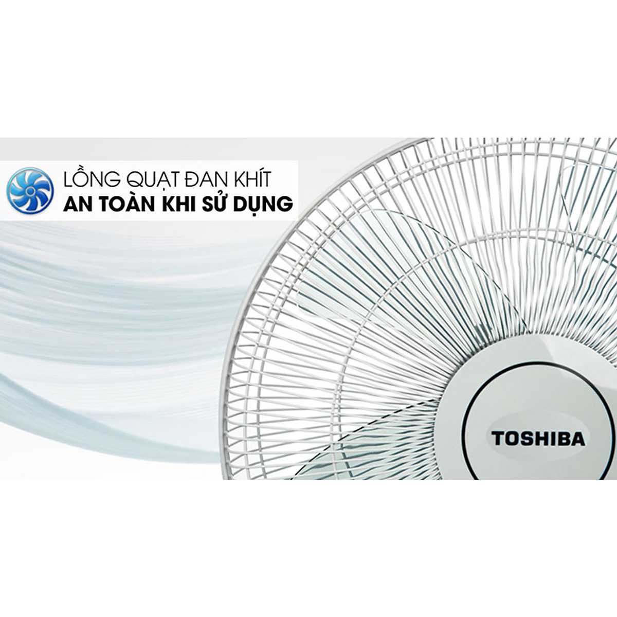 Quạt đứng Toshiba F-LSA10(H)VN (50W) - Xám - Hàng chính hãng