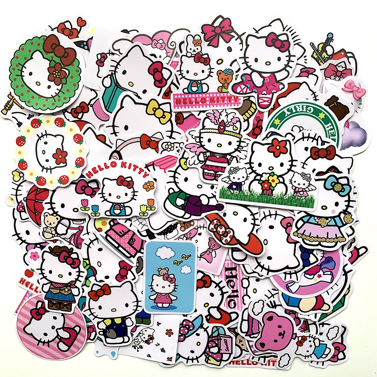 Sticker Hello Kitty set 30 ảnh decal hình dán - Sticker - Decal ...