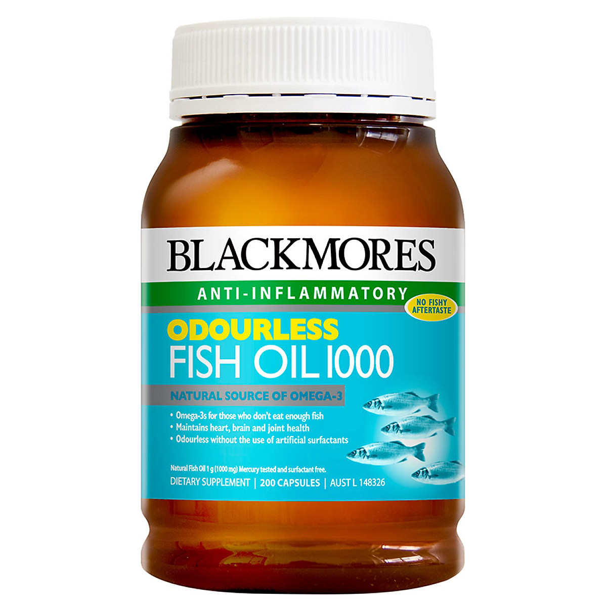 Thực Phẩm Chức Năng Blackmores Odourless Fish Oil 1000 (200 viên)