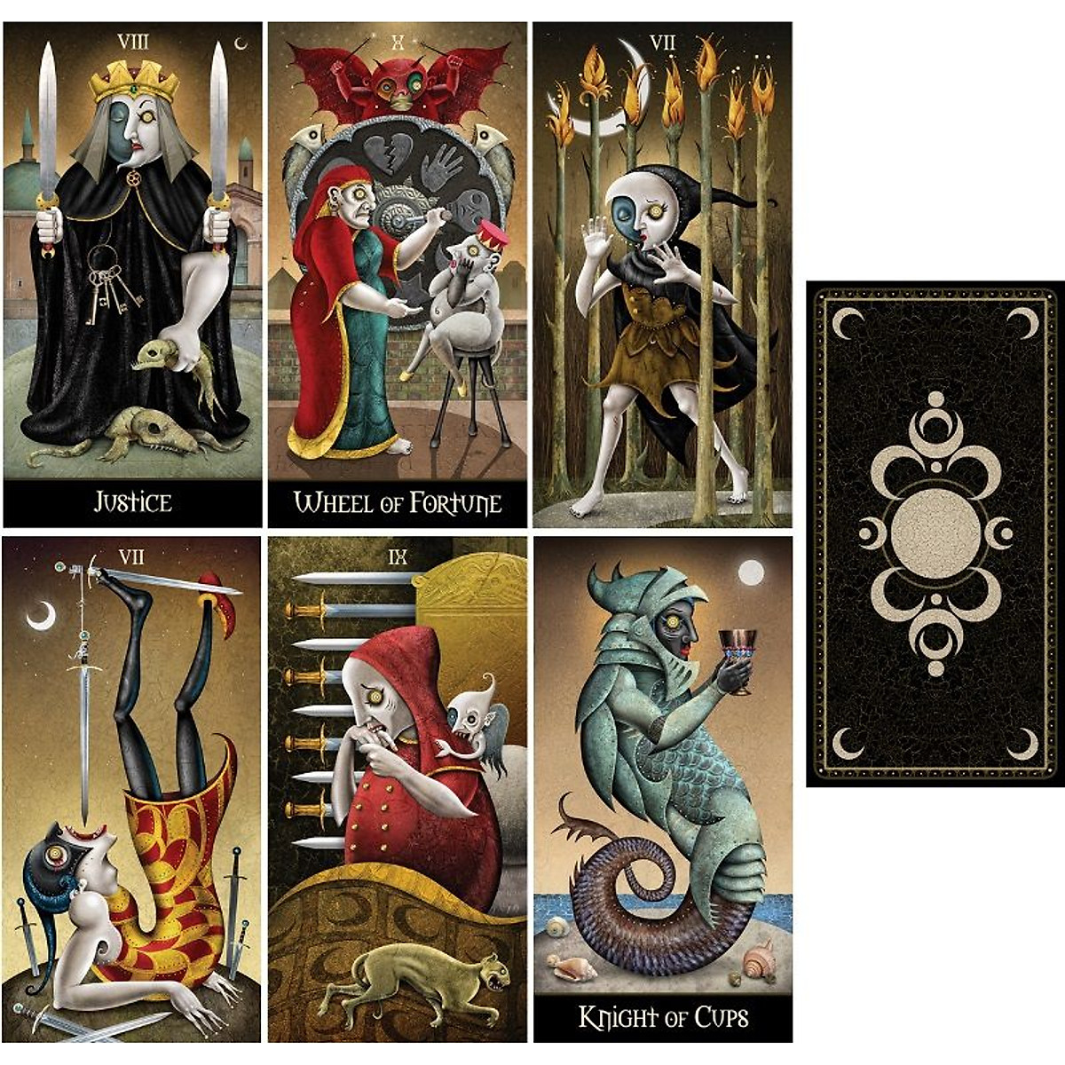 bộ bài Deviant Moon Tarot