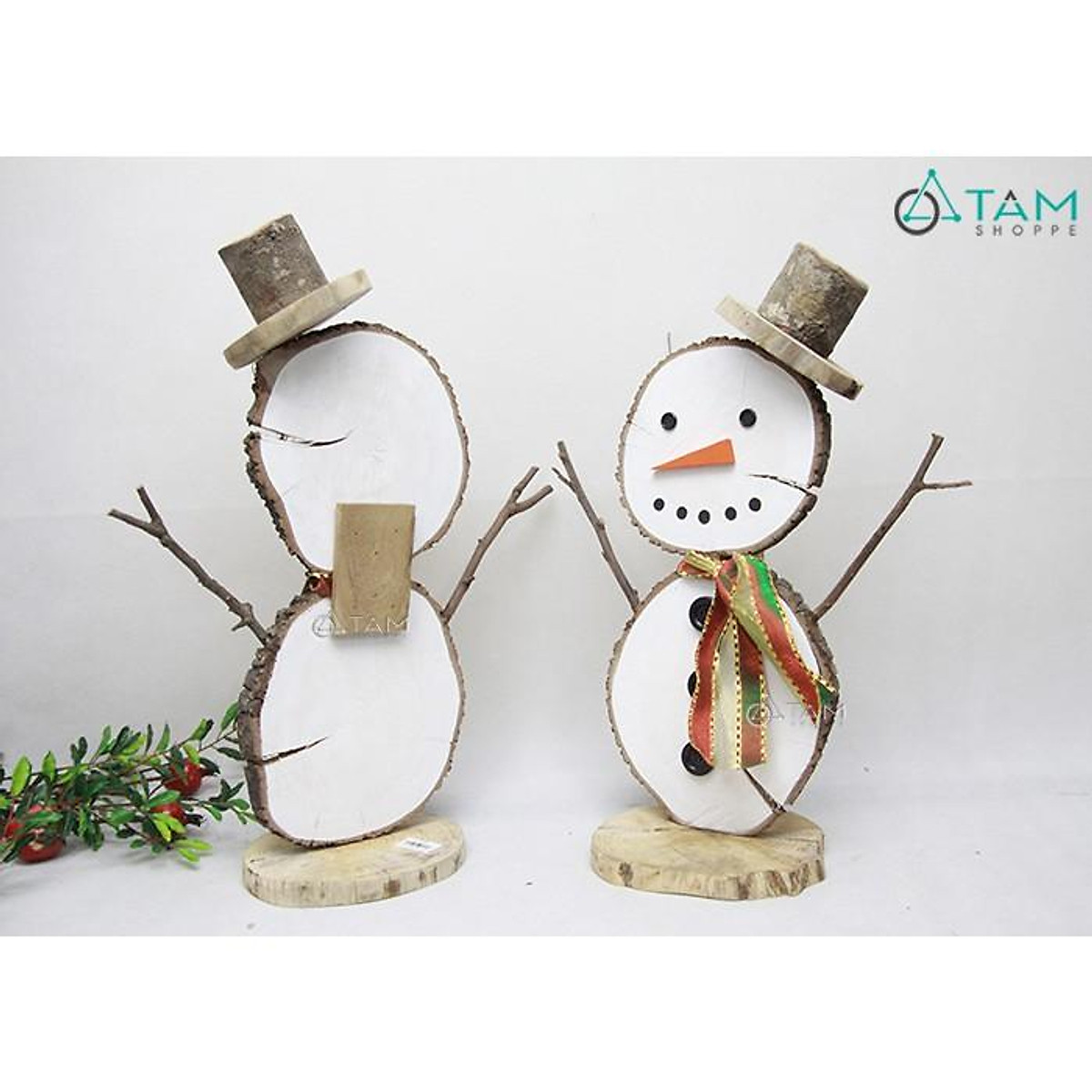 Cặp đôi mô hình người tuyết 403EL  Hoa vải đẹp MAI