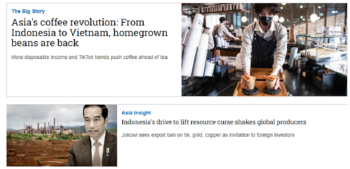 Nikkei Asian Review: Nikkei Asia - 2022: ASIA'S COFFEE REVOLUTION - 5.22 tạp chí kinh tế nước ngoài, nhập khẩu từ Singapore