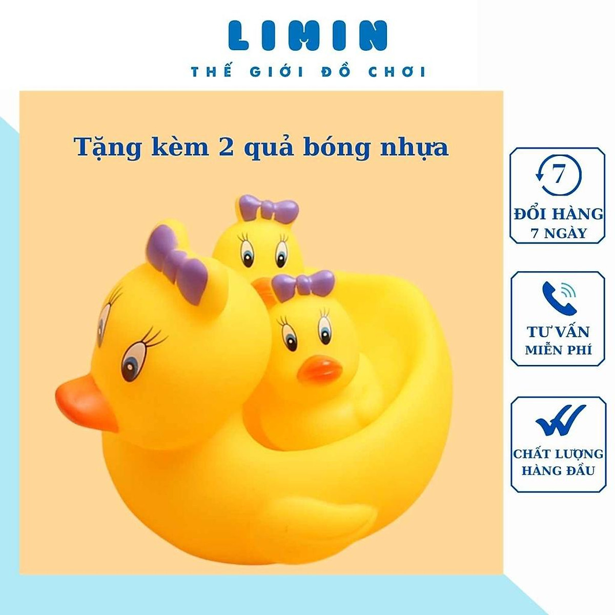 Chú Vịt Vàng Bóp Kêu Đồ Chơi Phòng Tắm Cho Bé (Set 20 Con) Chú Vịt Vàng Bóp Kêu Đồ Chơi Phòng Tắm Cho Bé (Set 20 Con)