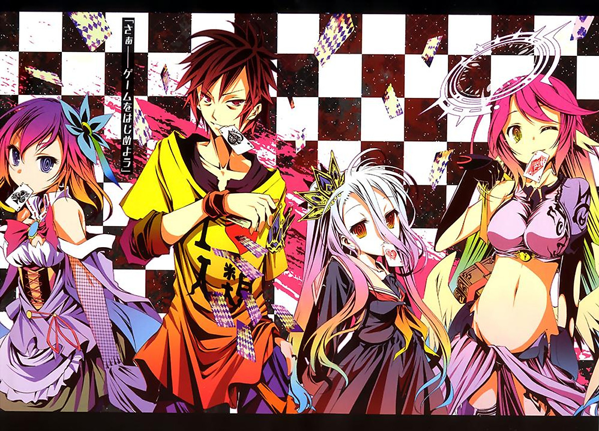 Poster A4 dán tường Anime, decal 21x30 trang trí có keo No Game No Life Wallpapers ( Poster A4 dán tường Anime, decal 21x30 trang trí có keo No Game No Life Wallpapers (