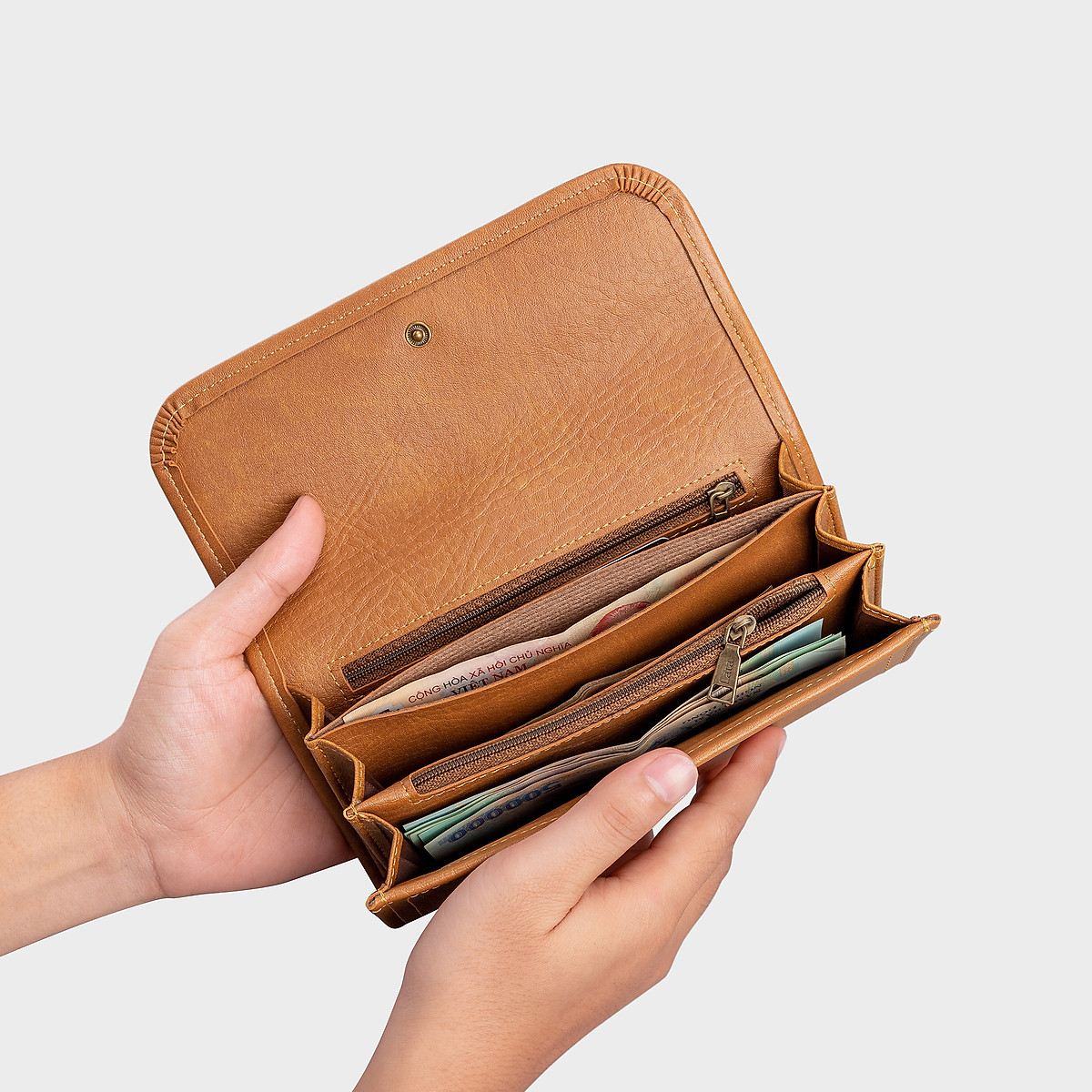 Ví Cầm Tay Unisex Thời Trang LATA VN49 nhiề màu (Dài 21cm x Rộng 3.5cm x Cao 10.5cm)