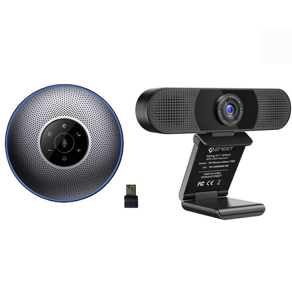 Bộ họp trực tuyến Micro kèm loa eMeet OfficeCore M2 kết hợp cam