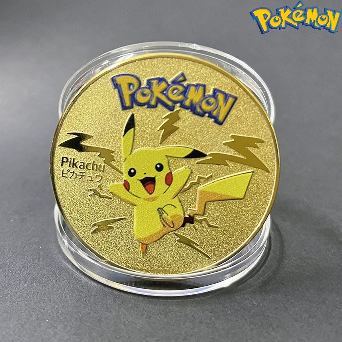 Đồng xu vàng Pokemon Pikachu kỹ niệm nhật bản Khủng long lửa nặng ...