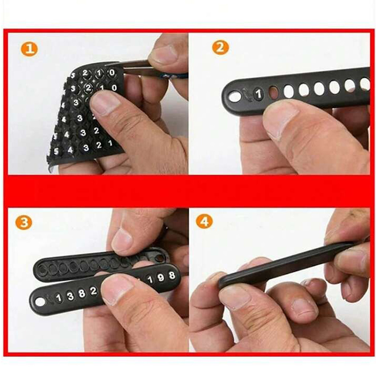 Móc Chìa Khóa Kèm Thẻ Ghi Chú Chống Thất Lạc Cho Xe Máy Xe Đạp Xe Ô Tô Móc Khóa Nhà Kèm Móc Khóa Thép Dây PU Thời Trang
