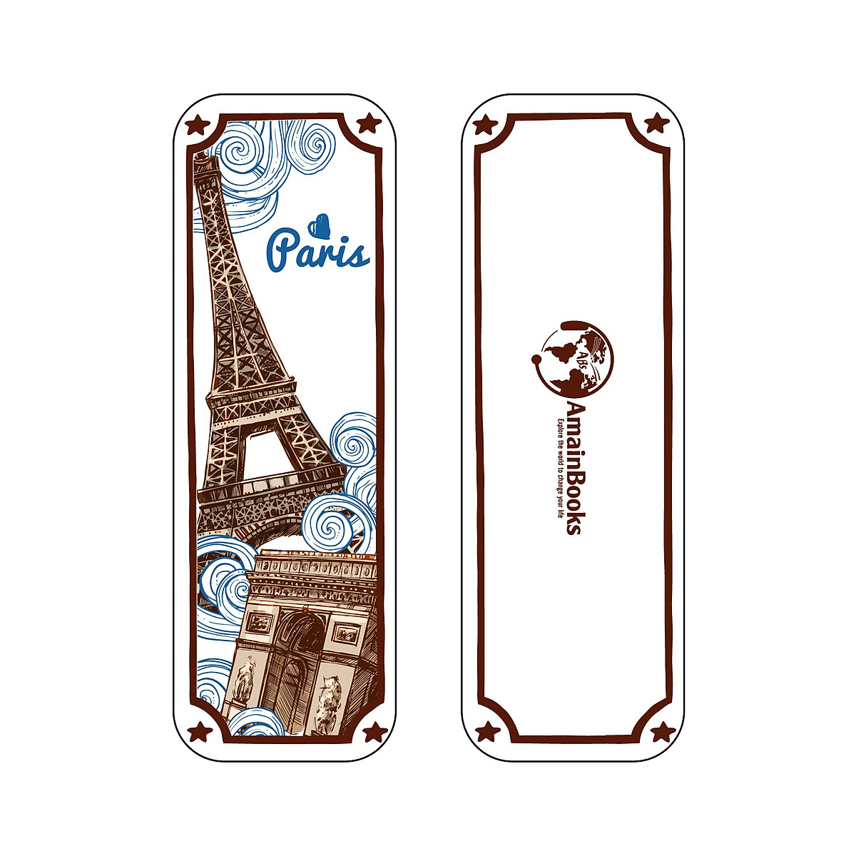 Combo 03 Bookmark Đánh Dấu Sách Amain Books (ngẫu nhiên)