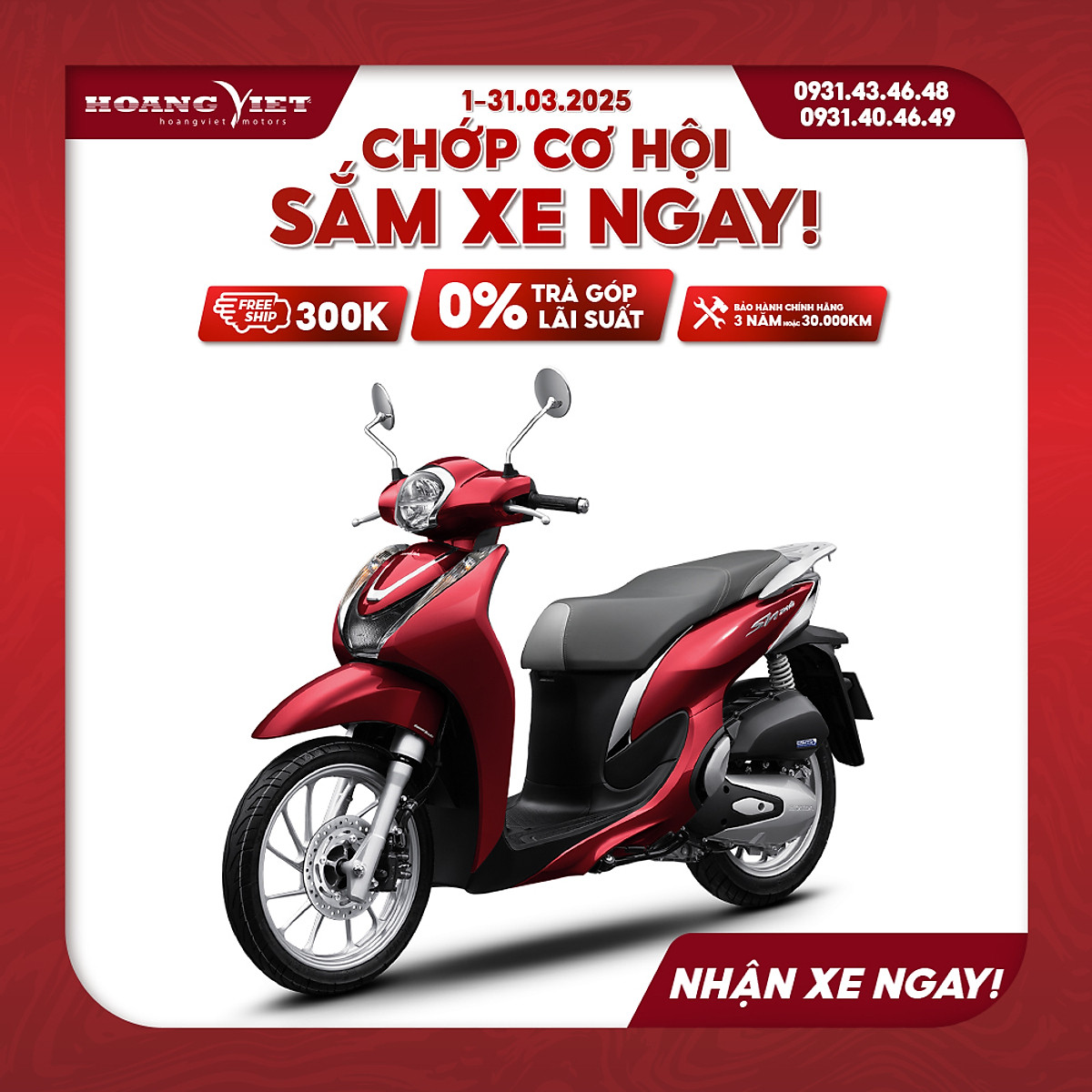 Xe Máy Honda SH Mode 2024 - Phiên Bản Tiêu Chuẩn