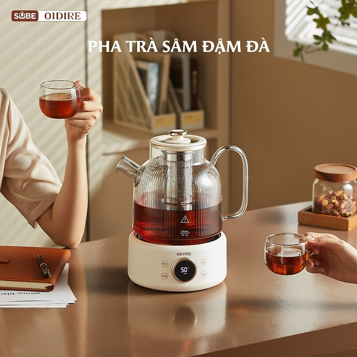 Bình pha trà OIDIRE 1L ODI05A 530W - Hàng chính hãng