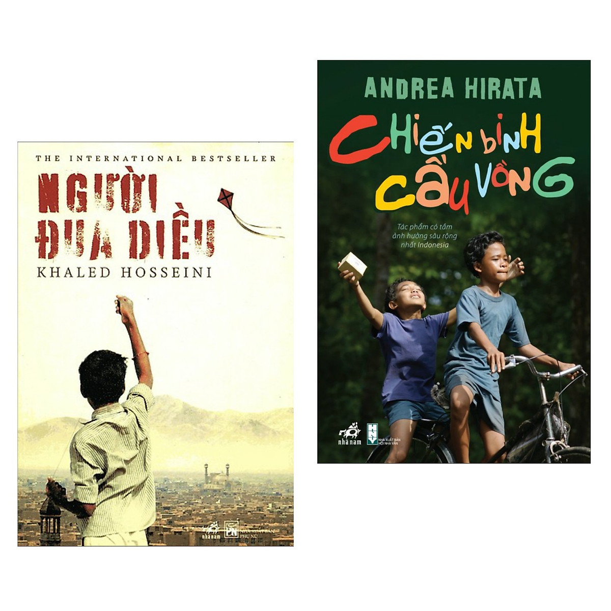 Combo 2 Cuốn Sách Văn Học Hay Nhất: Người Đua Diều + Chiến Binh Cầu Vồng ( Tặng Kèm Bookmark Happy Life) | Phương Đông Books | Tiki