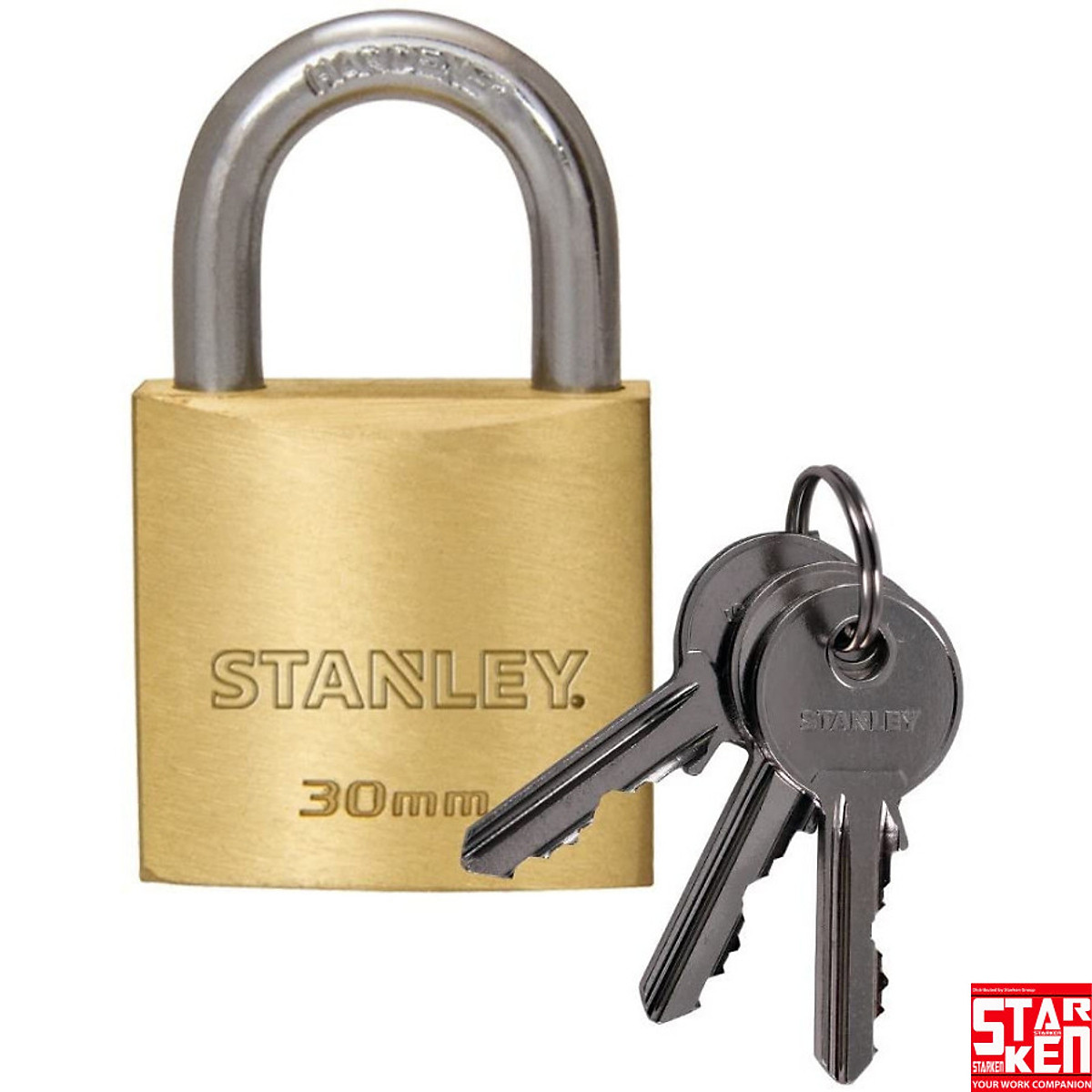 Ổ Khoá Stanley S742 – 030,Khóa càng tiêu chuẩn, rộng 30mm - Ổ khóa