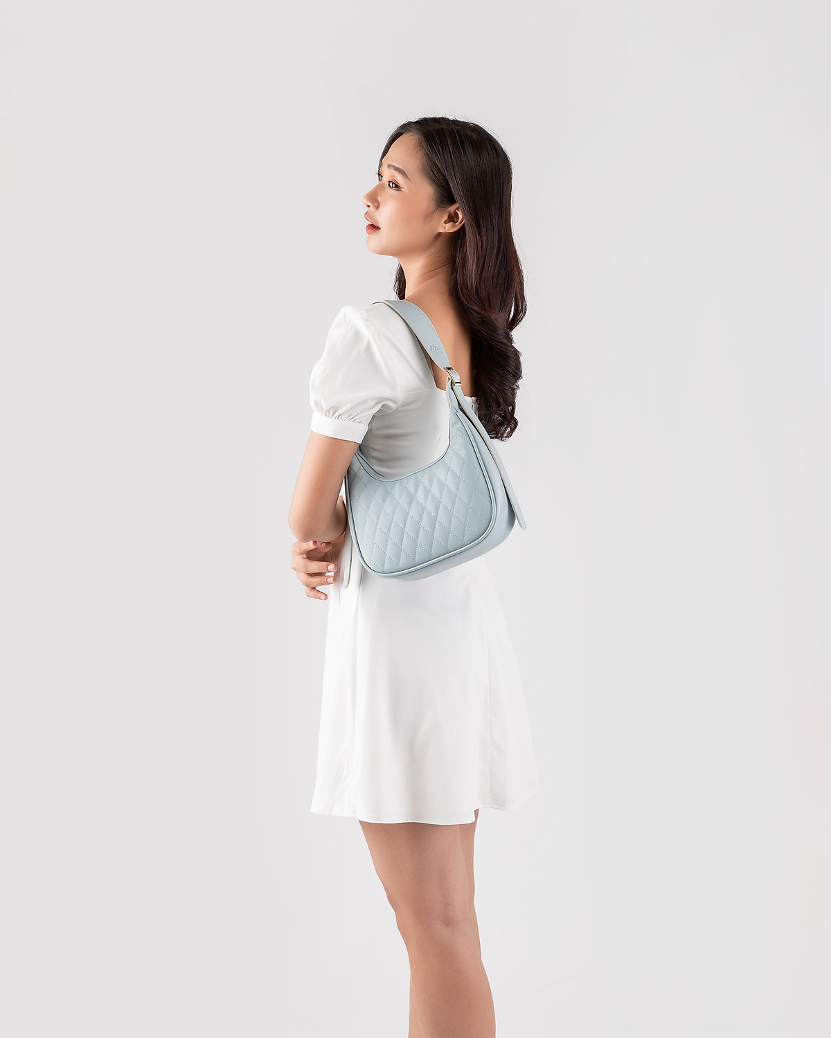 Túi Lata ( Thời trang nữ đi chơi size 27 - Túi đeo chéo da HN102 )