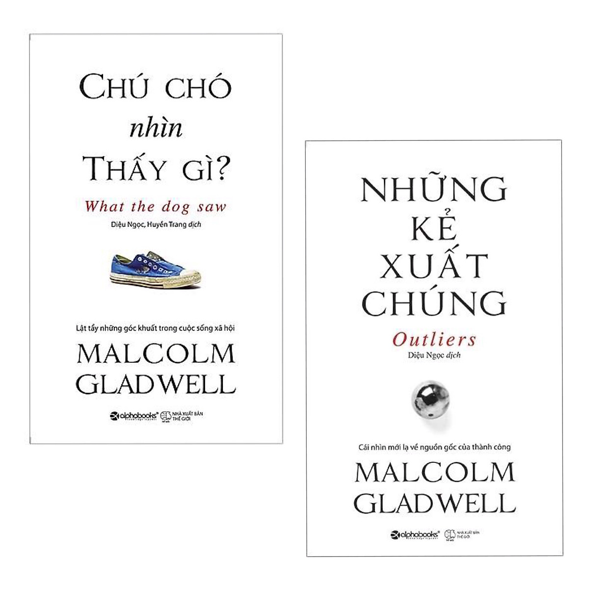 Combo 2 cuốn sách hay nhất của Malcolm Gladwell : Chú Chó Nhìn Thấy Gì + Những Kẻ Xuất Chúng/ Bộ 2 cuốn sách phù hợp với những người đang trên con đường phát triển sự nghiệp bản thân