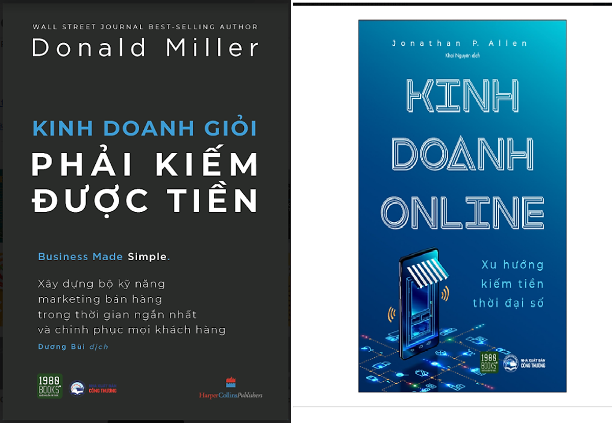 Combo Kinh Doanh Online+KINH DOANH GIỎI PHẢI KIẾM ĐƯỢC TIỀN 