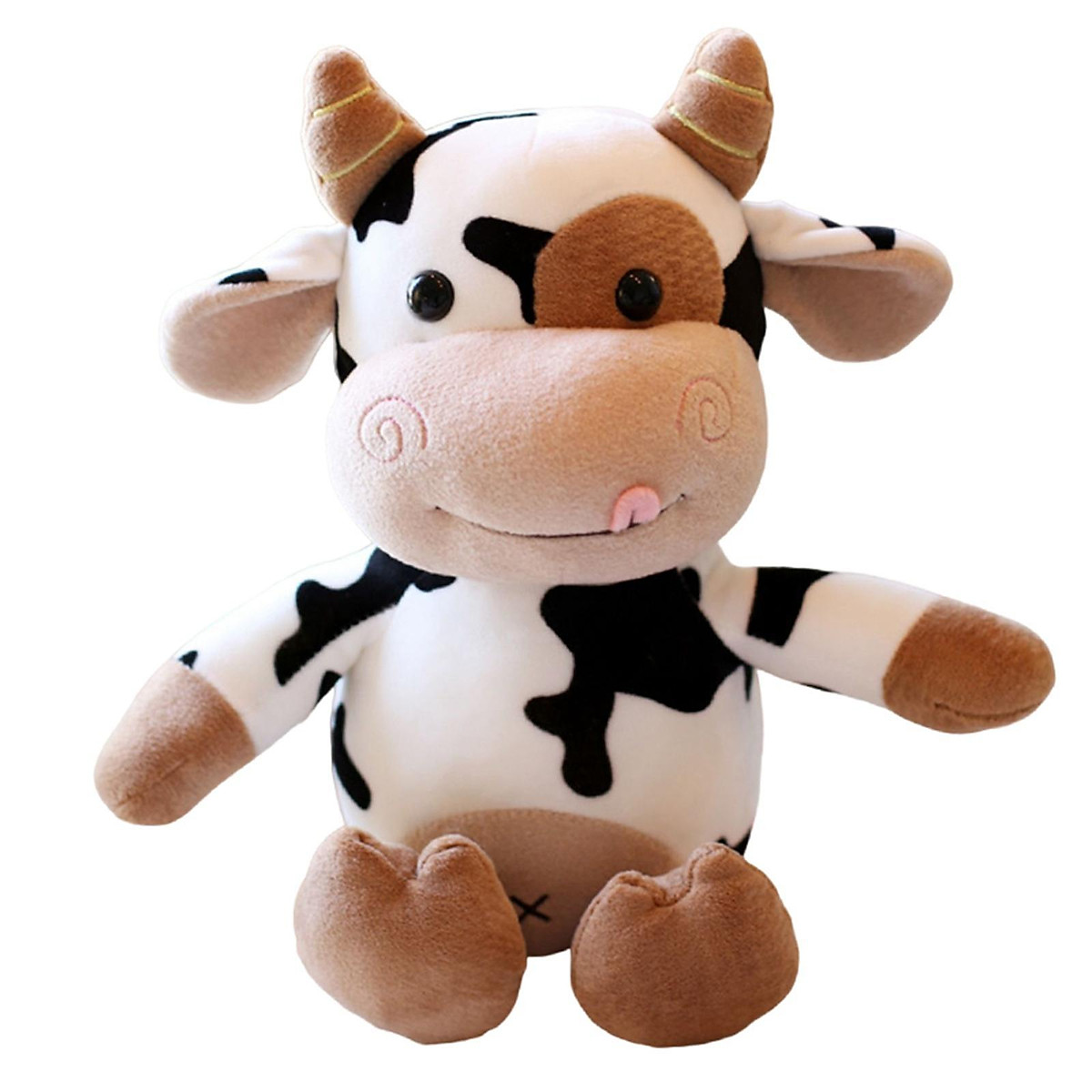 Cartoon Cow Plush Toy Comfortable Stuffed Animal Doll for Home Ornament Cartoon Cow Plush Toy Comfortable Stuffed Animal Doll for Home Ornament