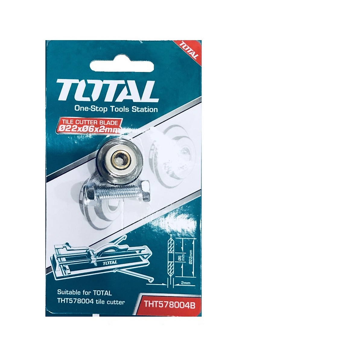 Đồng xu cắt gạch Total THT578004B
