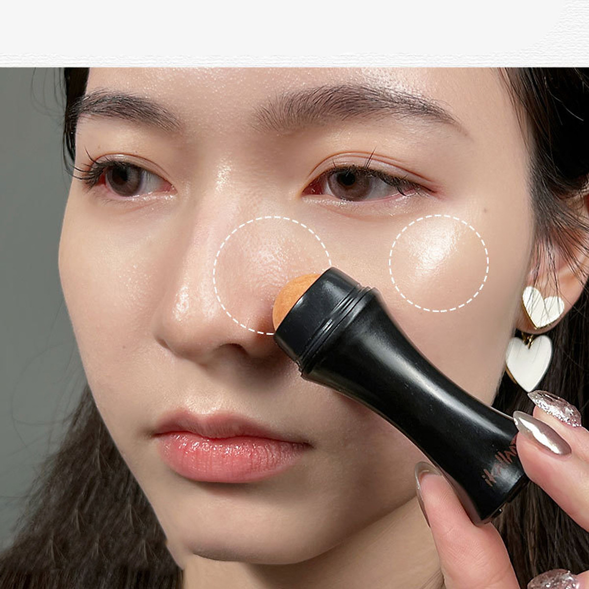 Cây lăn thấm hút dầu Massage mặt Ikallant - Dụng cụ làm đẹp khác