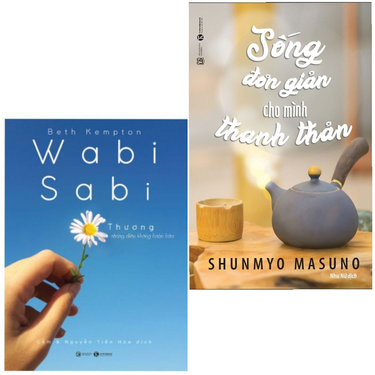 Combo 2 Cuốn Sách Hay: Wabi Sabi - Thương Những Điều Không Hoàn Hảo + Sống Đơn Giản Cho Mình Thanh Thản 