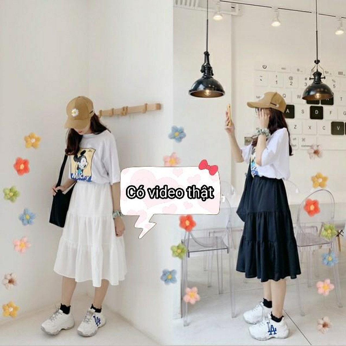 Chân váy voan nữ xếp ly 2 lớp eo cao Hanyza Store #32 Chân váy voan nữ xếp ly 2 lớp eo cao Hanyza Store