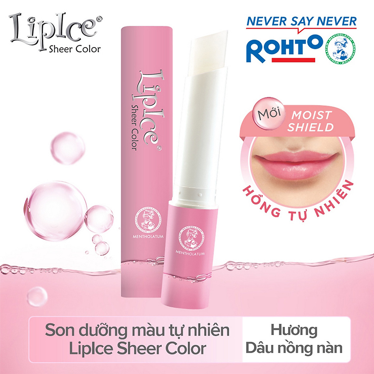Son dưỡng môi hiệu chỉnh ửng hồng tự nhiên Lipice Sheer Color