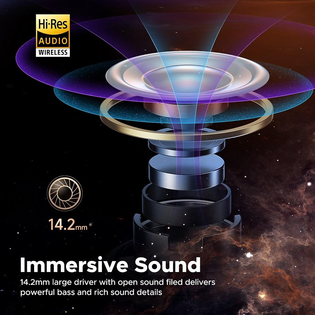 Tai Nghe Bluetooth Soundpeats Air 3 Deluxe HS ️ Game Mode 60ms ️ Hi Res Audio LDAC ️ Hỗ trợ app - Hàng Nhập khẩu chính hãng