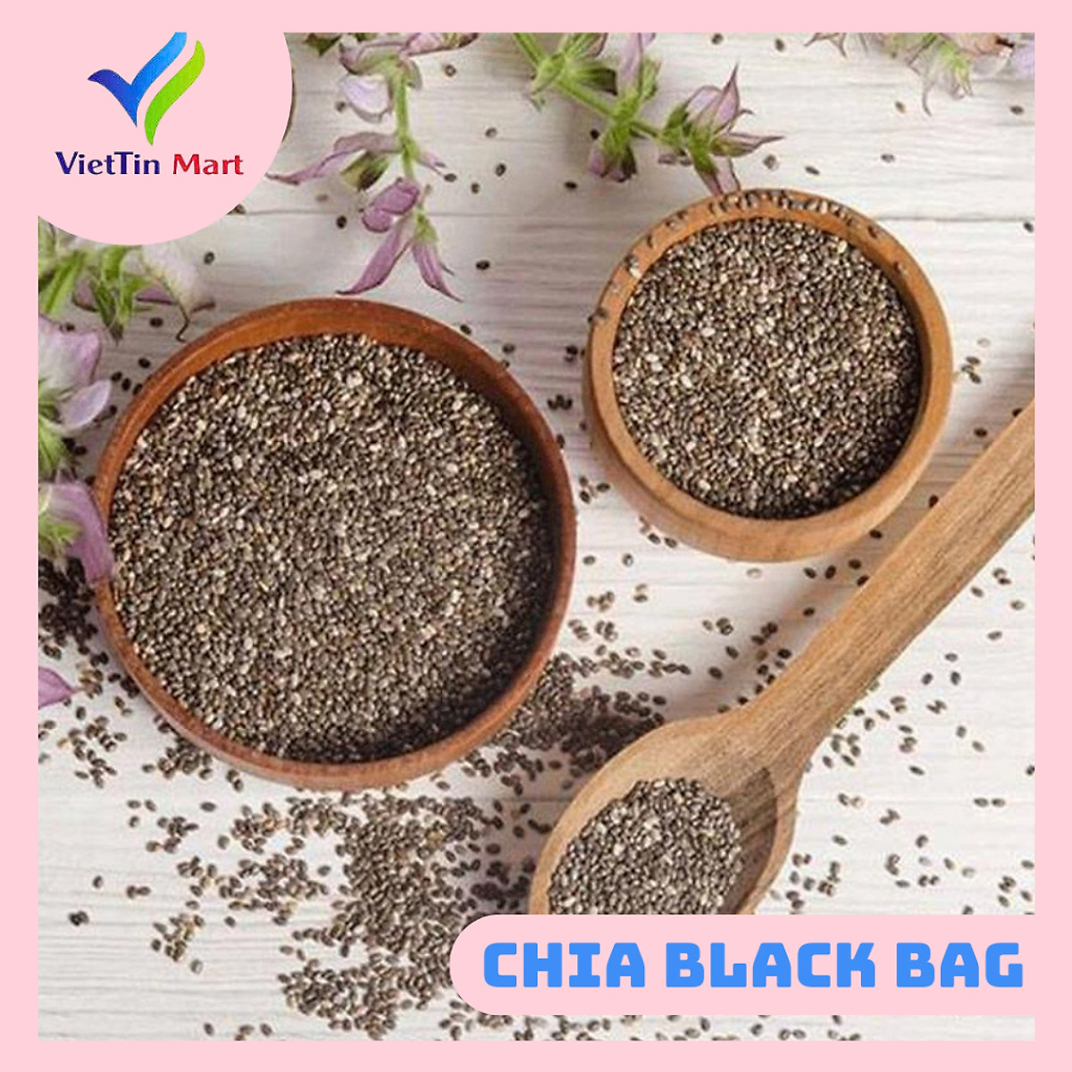 Hạt chia đen BLACK BAG CHIA 500g