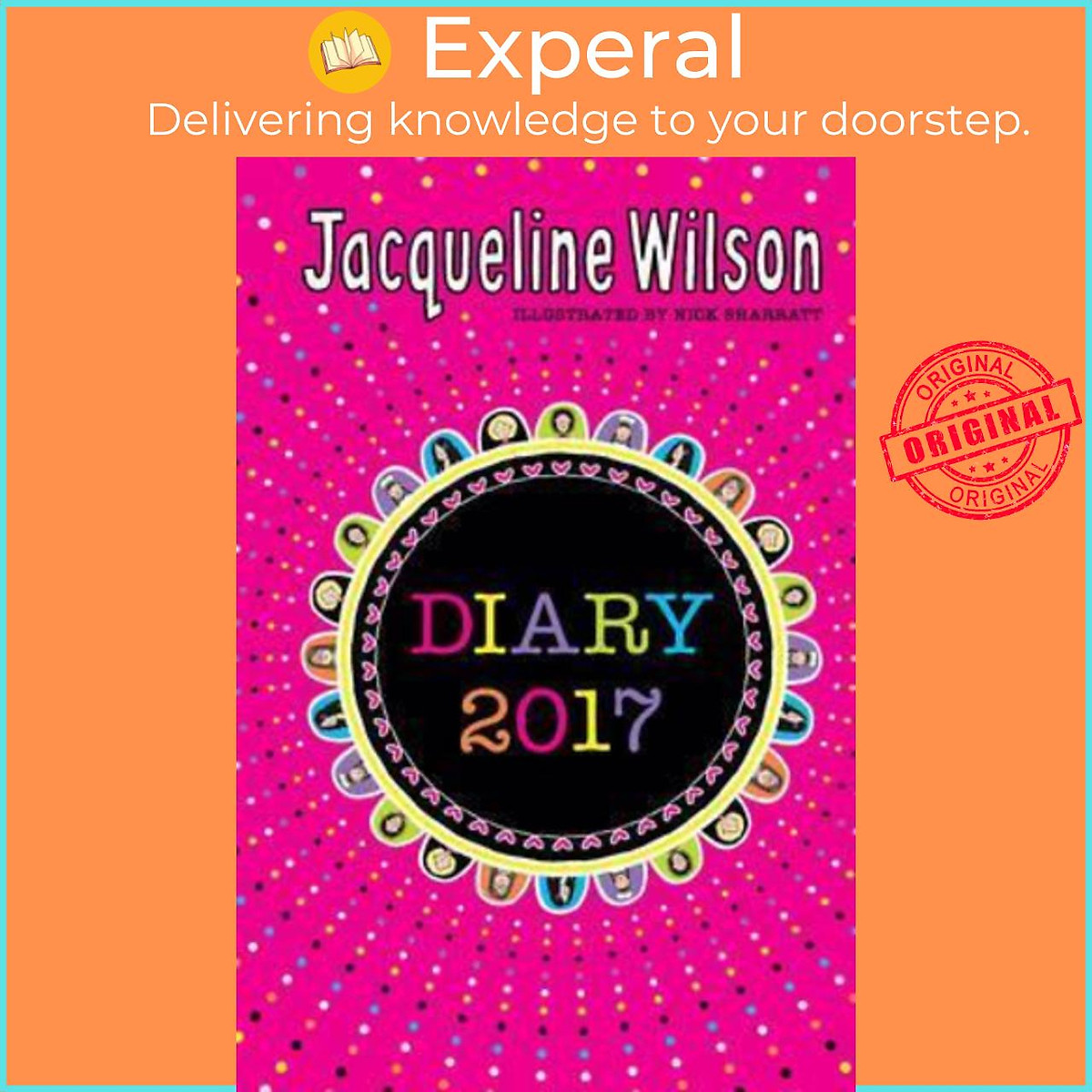 Sách - The Jacqueline Wilson Diary 2017 by Jacqueline Wilson (UK edition, paperback)