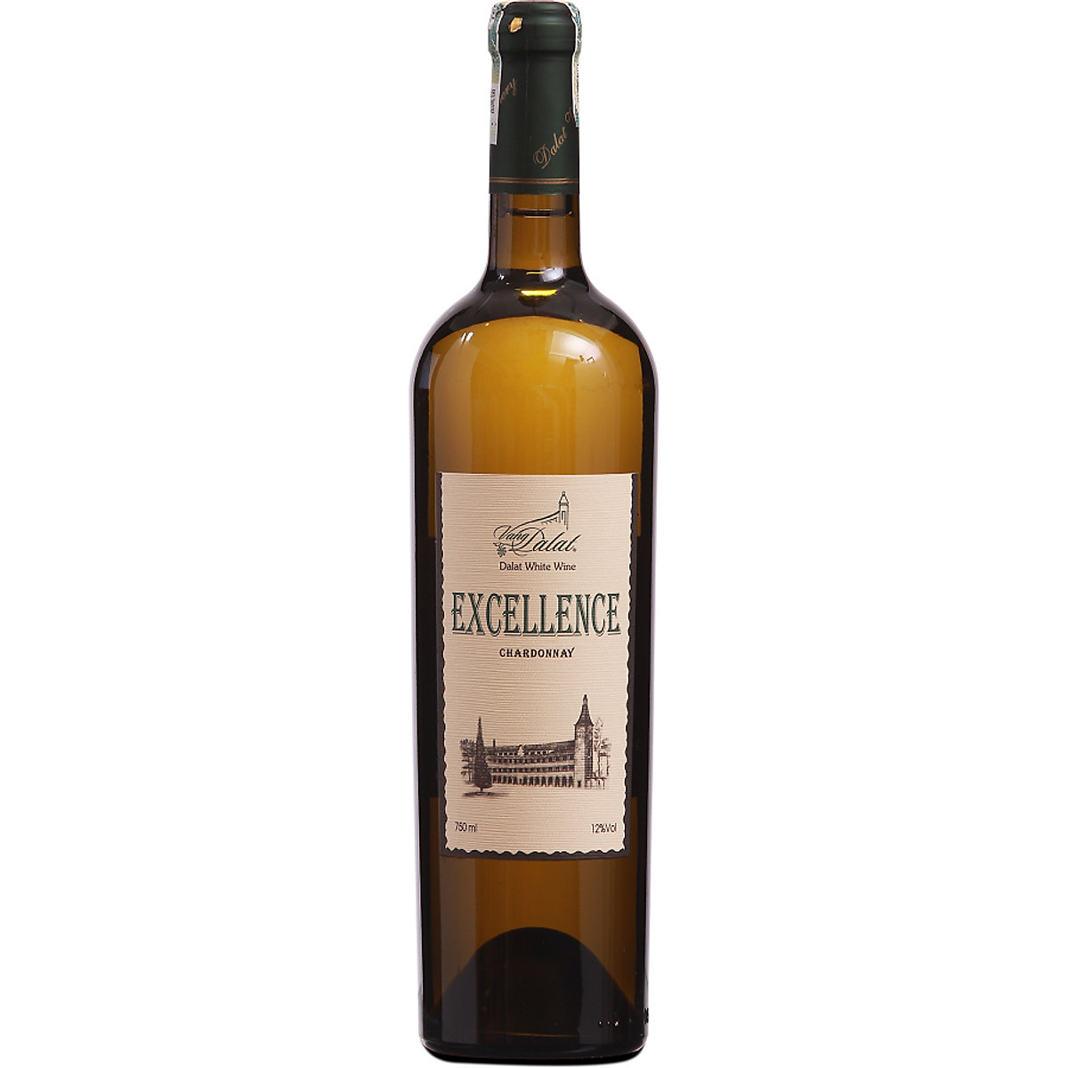Rượu Vang Trắng Đà Lạt Ladofoods Excellence 750ml 12% - Không kèm hộp