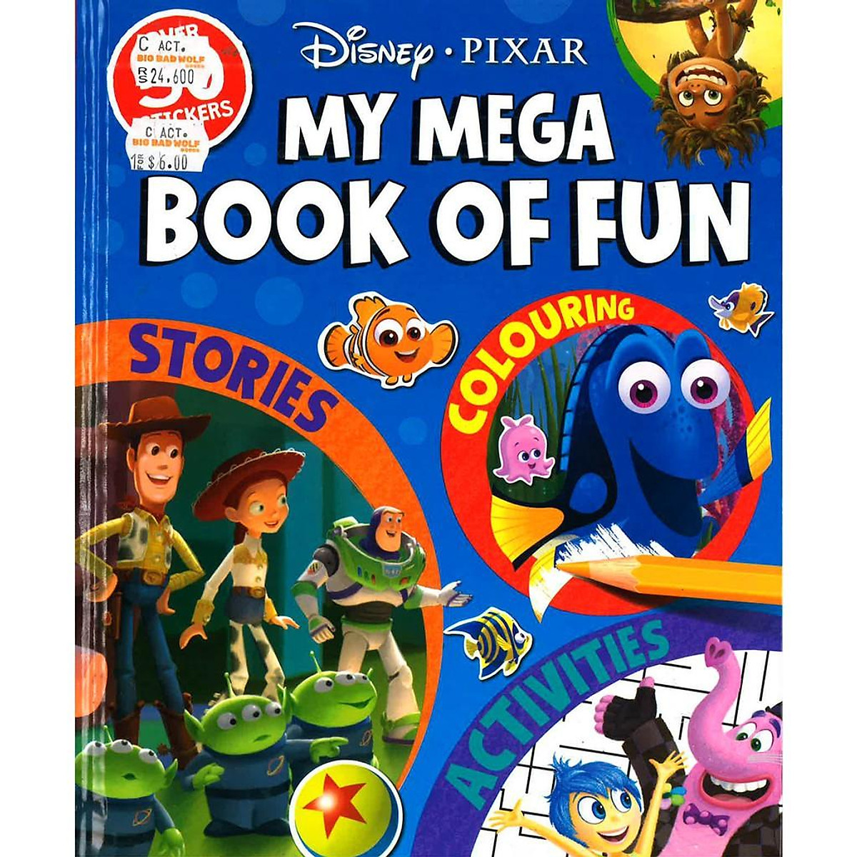 Disney Pixar Mixed: My Mega Book of Fun - Disney Pixar: Sách khổ lớn