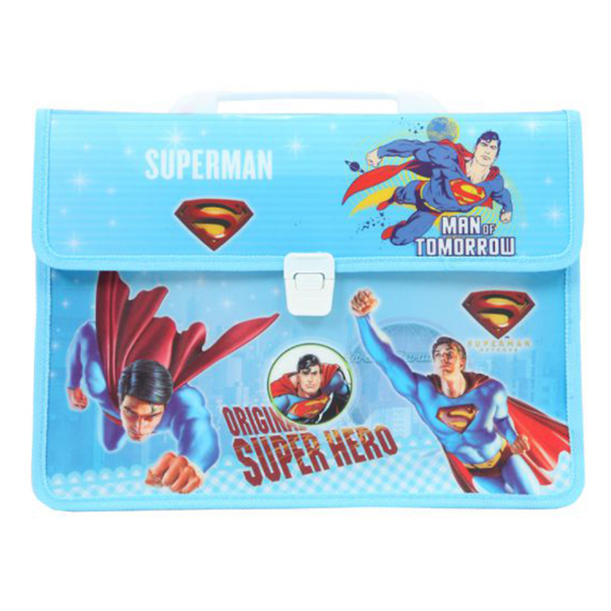 Cặp học thêm 2 ngăn Superman WQ - Balo Học Sinh - Cặp học sinh