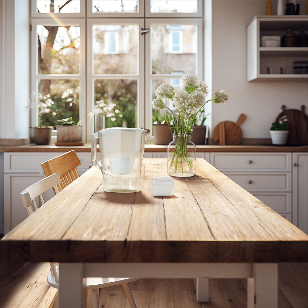 Bình Lọc Nước BRITA Aluna XL White - 3.5L (Kèm Maxtra Pro)