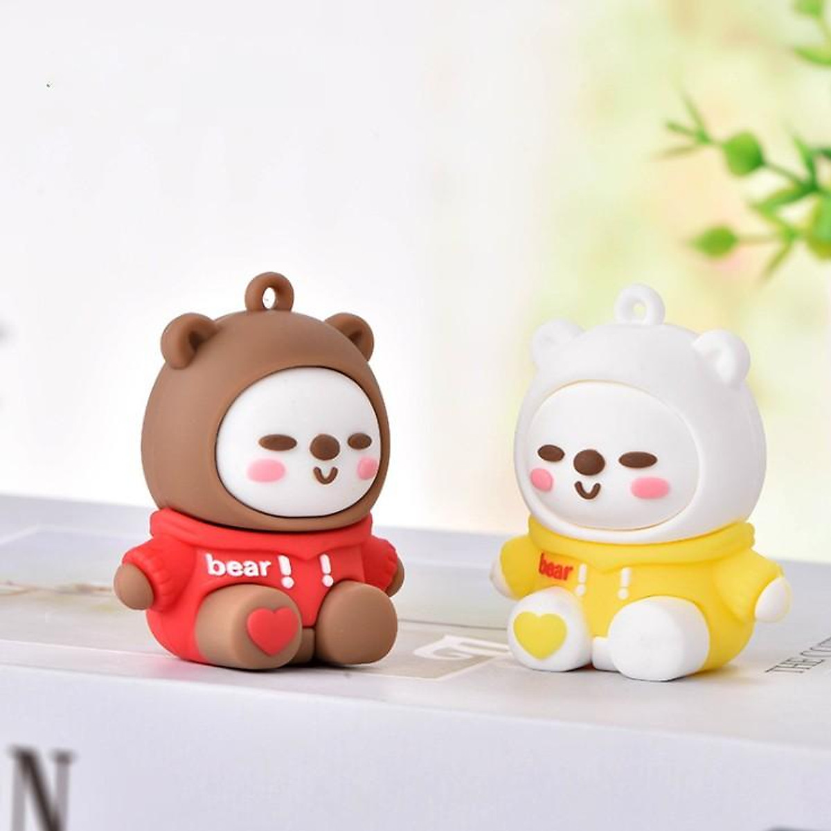 KHO-HN * Búp bê hình Gấu cute cho các bạn làm Jibbitz, móc khóa, DIY