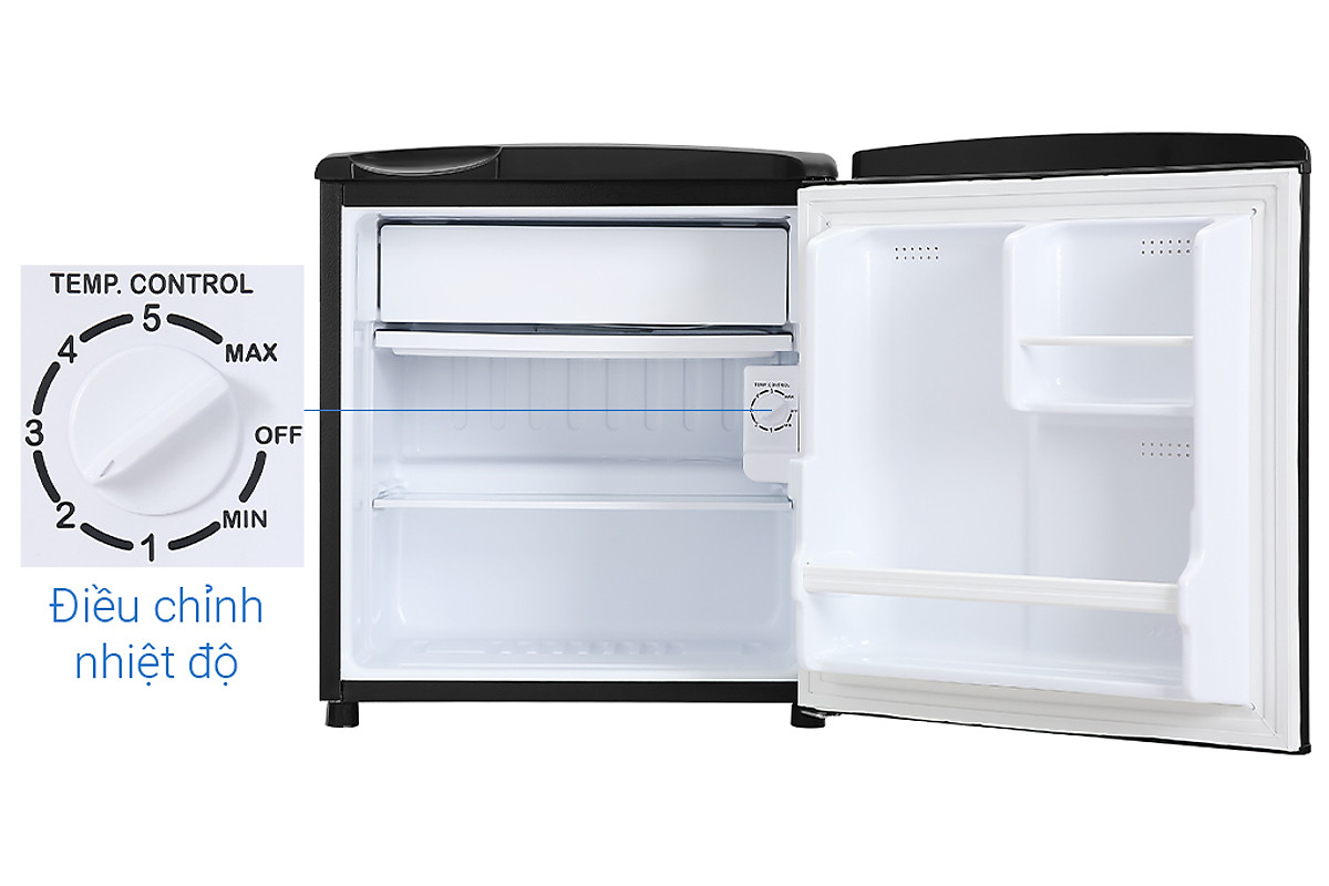 Tủ Lạnh Mini Aqua AQR-D59FA-BS (50L) - Hàng Chính Hãng - Giao HCM và 1 số tỉnh thành