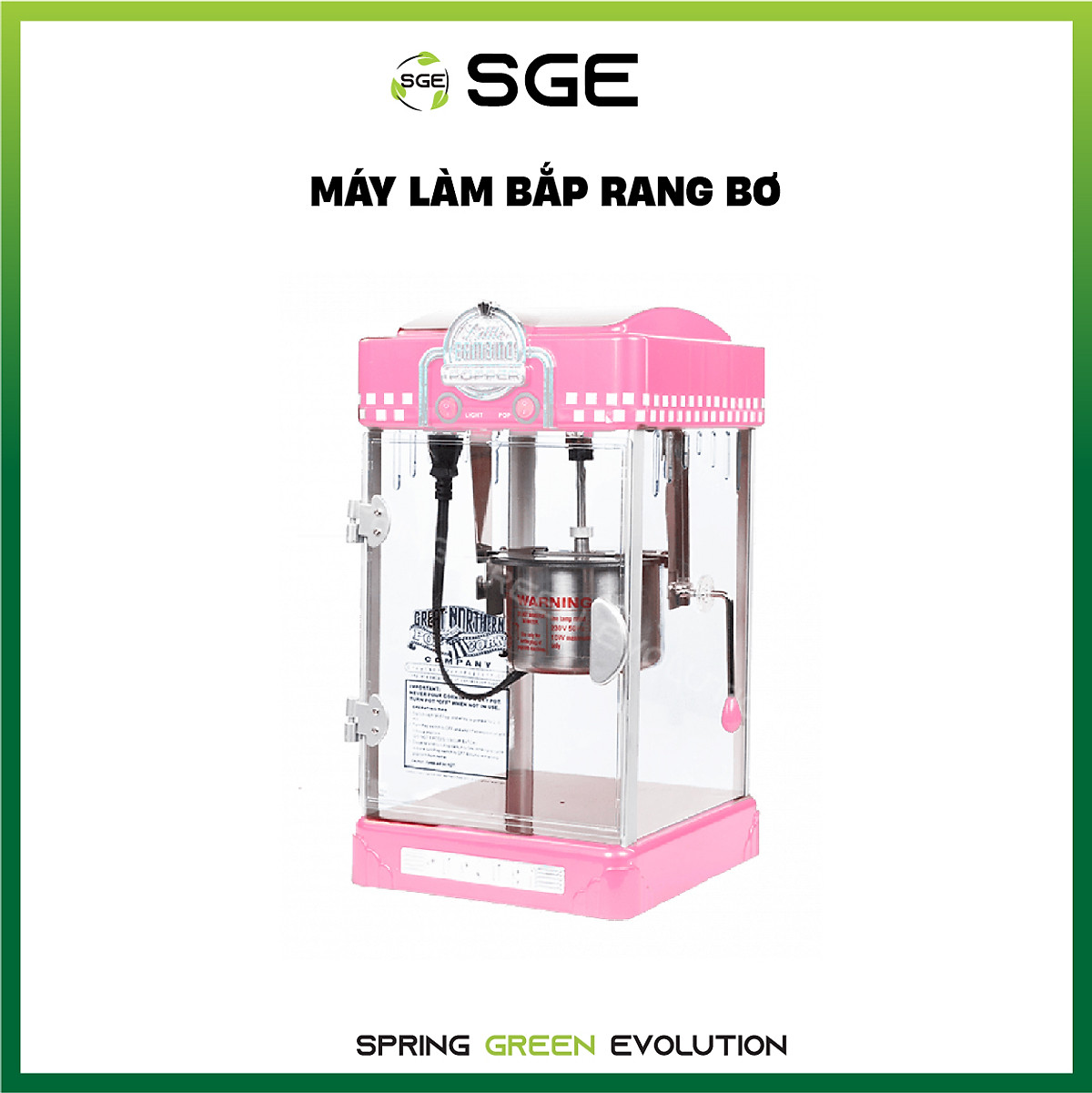 Máy Làm Bắp Rang Bơ, Máy Nổ Bỏng Ngô. Nổ Nhanh, Tiết Kiệm Điện. Hàng Nhập Khẩu Thái Lan