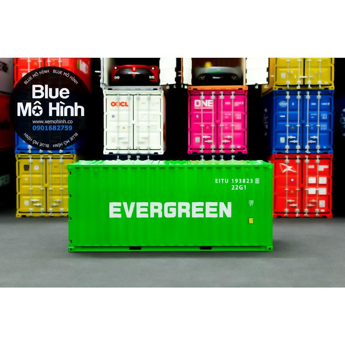 MÔ HÌNH THÙNG THÙNG CONTAINER KIM LOẠI 150 KAIDIWEI 5259  Cửa Hàng Mô Hình  Autono1