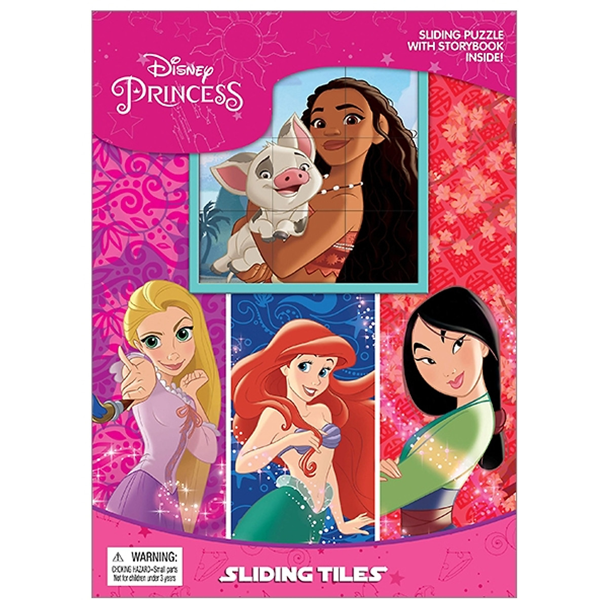 Disney Princess Sliding Tiles - Puzzles, Games Books