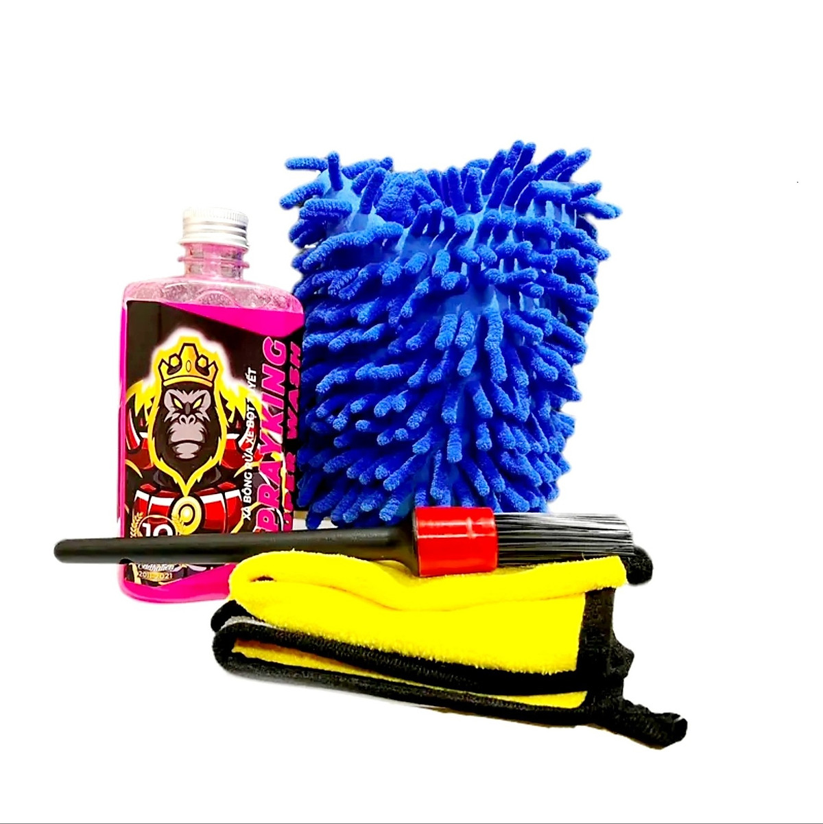 Mua Combo 4 món chăm sóc xe siêu sạch Sprayking rửa xe+ cọ chổi rửa xe+ ...