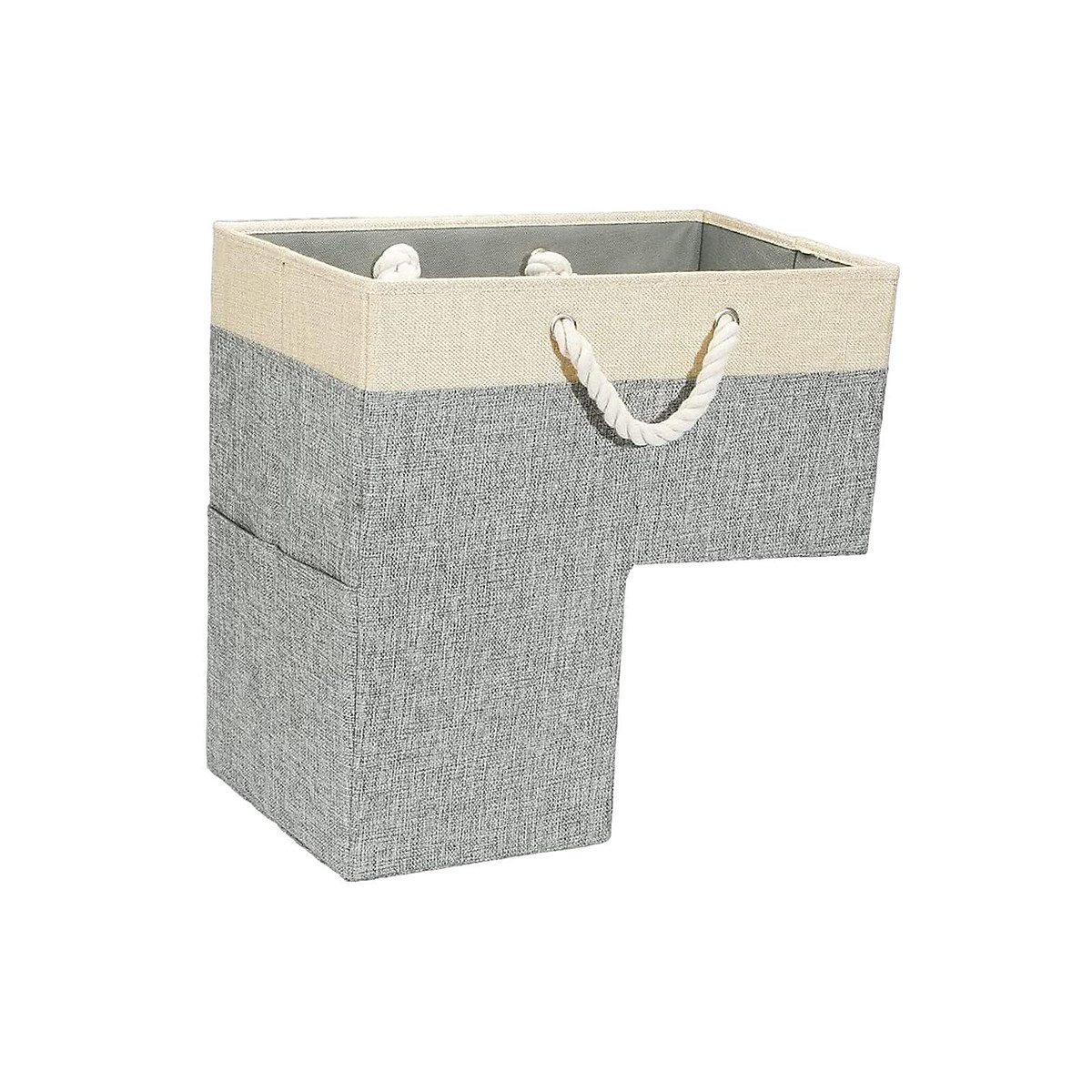 Staircase Baskets with Handles Stair Tidy Basket Modern Stair Storage