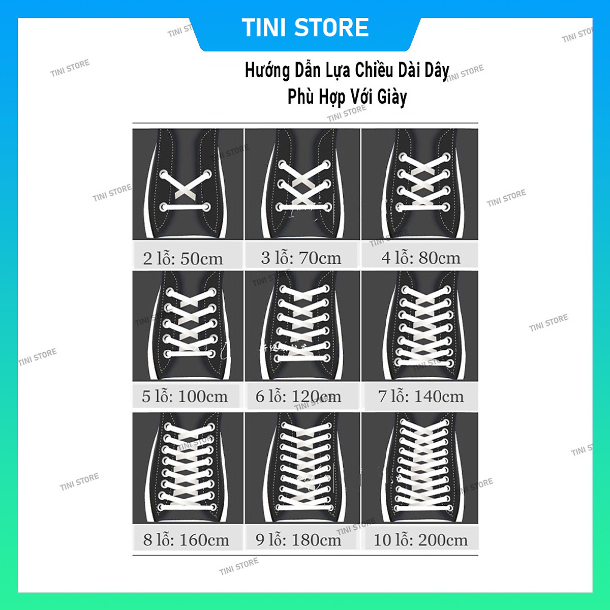 Bảng 6 màu- Dây giày Nike Just Do It cao cấp