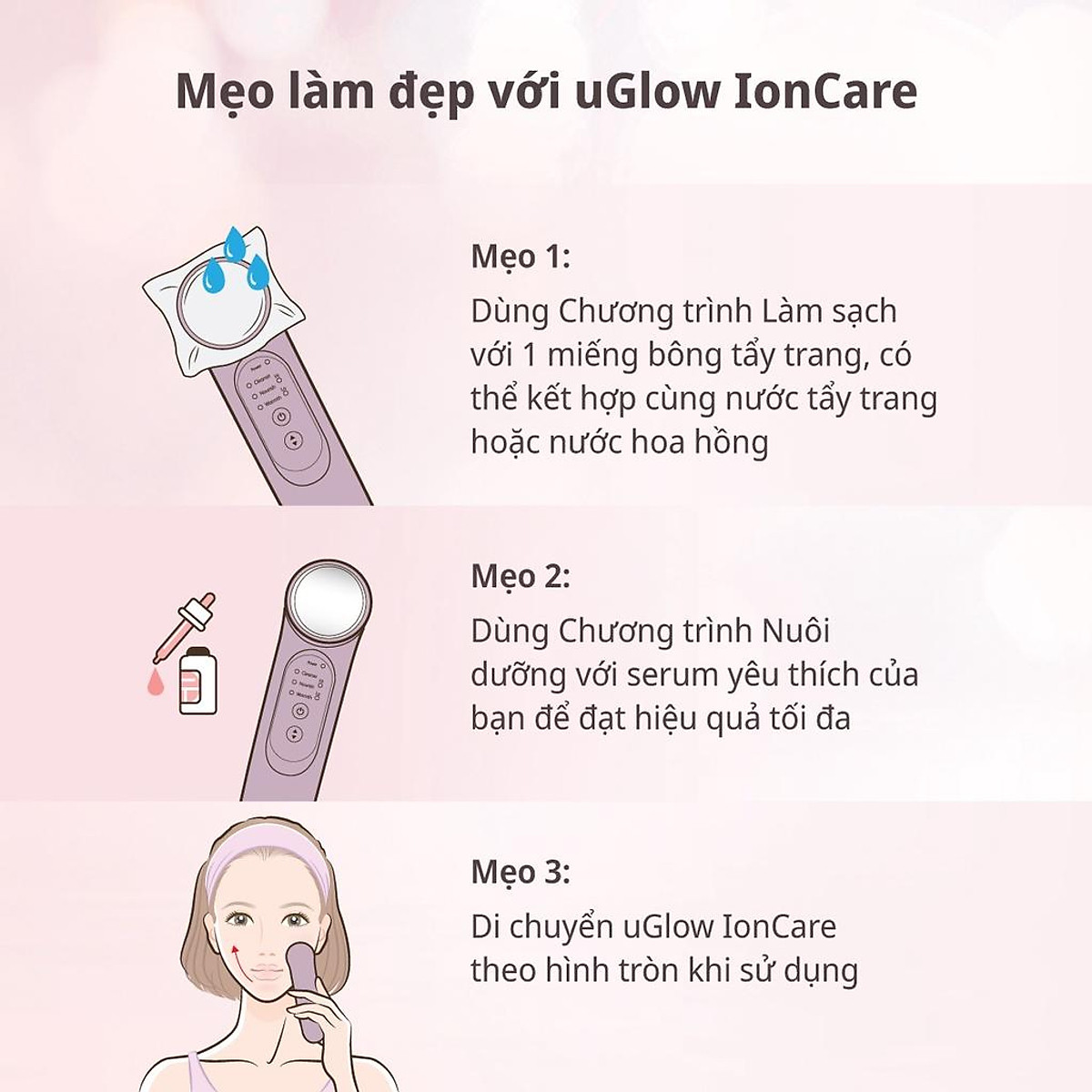 OSIM Máy massage mặt uGlow IonCare - Máy & Dụng cụ rửa mặt