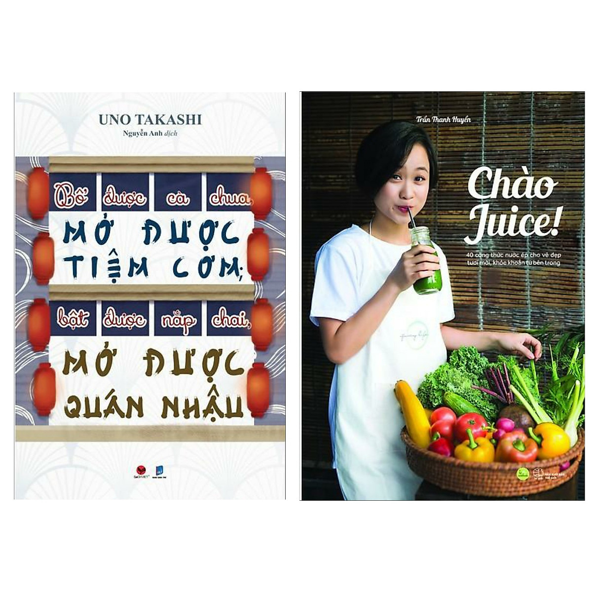 Combo Sách Hay: Bổ Được Cà Chua, Mở Được Tiệm Cơm, Bật Được Nắp Chai, Mở Được Quán Nhậu + Chào Juice (Bộ 2 Cuốn - Tặng Kèm Bookmark Happy Life)