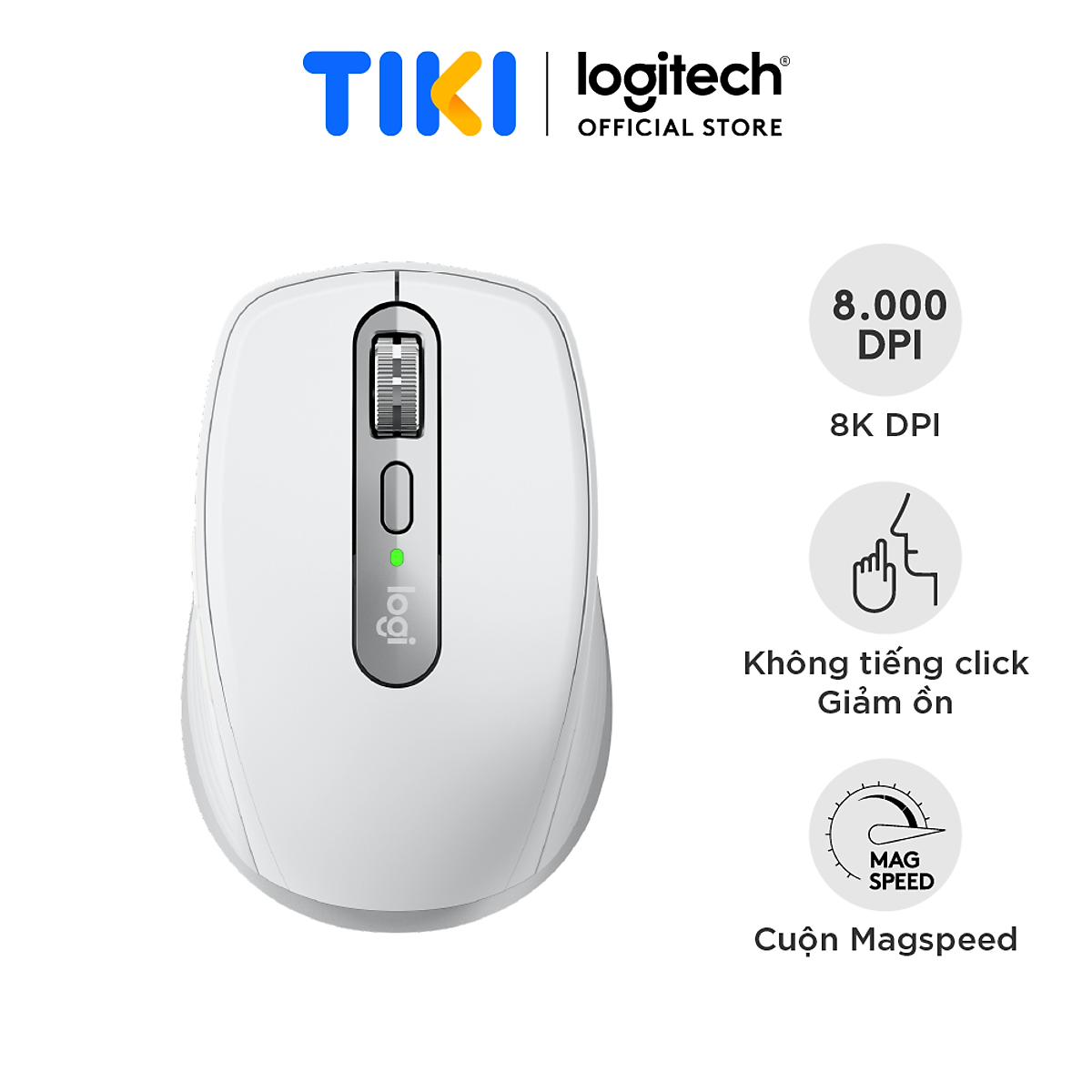 Chuột không dây Logitech MX Anywhere 3S Wireless/ Bluetooth - Hàng chính hãng