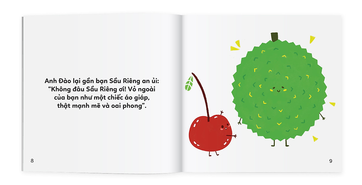 Ehon Trái nào cũng đẹp - Vương quốc trái cây - Sách Ehon Nhật Bản dành cho bé từ 0 tuổi